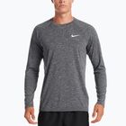Pánské tréninkové tričko s dlouhým rukávem Nike Heather black NESSA590-001