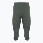 Dámské fitness legíny  Gymshark Training Cropped obsidian / green