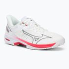 Dámské tenisové boty Mizuno Wave Exceed Tour 5 CC undyed white/quiet shade/opera red