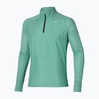 Pánské hybridní běžecké tričko longsleeve Mizuno Hybrid Tee mineral blue