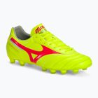 Pánské kopačky Mizuno Morelia II Pro MD safety yellow/fiery coral 2/galaxy silver