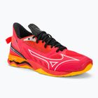 Pánské házenkářské boty Mizuno Wave Mirage 5 radiant red/white/carrot curl