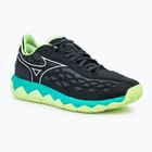 Pánské tenisové boty  Mizuno Wave Enforce Tour CC black/white/mizuno neo lime