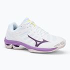 Dámské volejbalové boty  Mizuno Wave Voltage 2 white/patrician purple/quince