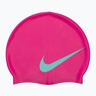 Růžová plavecká čepice Nike Big Swoosh NESS8163-672