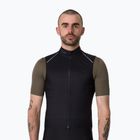 Pánská cyklistická vesta Rapha Brevet Element Wind Gilet black/grey