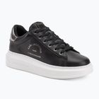 Dámské boty KARL LAGERFELD Kapri Maison black leather w/silver