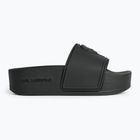 Dámské nazouváky KARL LAGERFELD Kondo Maxi Nft Relief black rubber