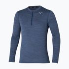 Pánské běžecké tričko longsleeve  Mizuno Impulse Core Half Zip estate blue