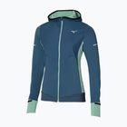 Dámská běžecká bunda Mizuno Warmalite Hybrid Full Zip blue wing teal