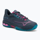 Dámské boty na padel  Mizuno Wave Exceed Light 2 Padel midnight navy/ fuchsia purple/ enamel blue