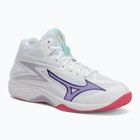 Dámské volejbalové boty Mizuno Thunder Blade Z Mid white/violet indigo/camelliaros