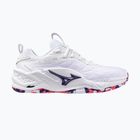 Boty na házenou Mizuno Wav Stealth Neo 2 white/violet indigo/camellia rose