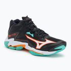 Volejbalové boty Mizuno Wave Lightning Z8 Mid black/tangelo/ice green