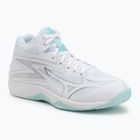 Dámské volejbalové boty Mizuno Thunder Blade Z Mid white/blue tint