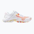 Dámské volejbalové boty Mizuno Wave Lightning Z8 white/calypso coral/pale banana