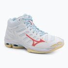 Dámské volejbalové boty Mizuno Wave Voltage 2 Mid white/calypso coral/pale banana