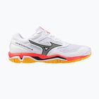 Házenkářské boty Mizuno Wave Phantom 3 white/fiery coral 2/citrus