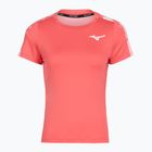 Dámské tenisové tričko Mizuno Daybreakers Printed calypso coral