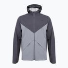 Pánská běžecká bunda Mizuno Tech Thermal Charge Hooded quiksilver
