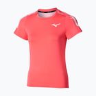 Dámské tenisové tričko Mizuno Daybreakers Printed calypso coral