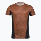 Pánské běžecké tričko Mizuno Active DryAeroFlow Graphic copper brown