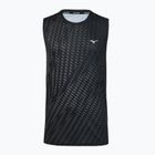 Pánské běžecké tričko Mizuno Core Graphic Sleeveless black/gray