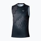 Pánské běžecké tričko Mizuno Core Graphic Sleeveless black/gray