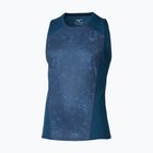 Pánské běžecké tílko Mizuno Active DryAeroFlow Graphic Tank Top estate blue