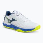 Pánské tenisové boty Mizuno Wave Enforce Court AC white/dazzling blue/lightning