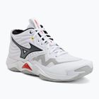 Volejbalové boty Mizuno Wave Momentum Elite Mid white/black/fiery red