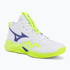 Volejbalové boty Mizuno Wave Momentum Pro Mid white/lightning yellow/dazzling blue