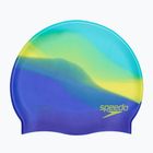 Dětská plavecká čepice Speedo Multi Colour Silicone Junior fluo artic/true cobalt/lemon drizzle