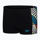 Dětské plavecké boxerky  Speedo Digital Panel black/white/watermelon