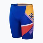 Dětské koupací kraťasy Speedo Placement V Cut Digital true cobalt/watermelon/sweep purple