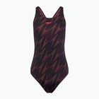 Dámské jednodílné plavky Speedo HyperBoom Allover Medalist black/plum dandy/siren red