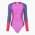 Dámské jednodílné plavky Speedo Colour Block neon violet
