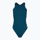Dámské jednodílné plavky Speedo Racer Zip with Built in Swim Bra dark teal