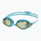 Dámské plavecké brýle  Speedo Vanquisher 3.0 Mirrored bachelor button/celeste/gold mirror