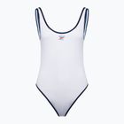 Dámské jednodílné plavky Speedo Solid Bound Scoop white
