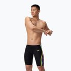 Pánské plavecké jammery Speedo Fastskin LZR Intent 2.0 Jammer black/molten blur/hyper yellow