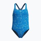 Dětské jednodílné plavky Speedo HyperBoom Allover Medalist lagoon blue/celeste