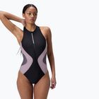 Dámské jednodílné plavky Speedo Zip Colorblock antracithe