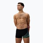 Pánské plavecké boxerky Speedo Medley Logo Aquashort black/alfalfa green