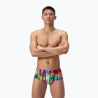 Pánské plavecké boxerky Speedo Printed 13.5 cm Brief prismatic paradise/ruby