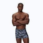 Pánské plavecké boxerky Speedo Print Beachstar Square Leg Anthracite/Coin Grey