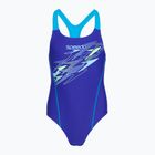 Dětské jednodílné plavky Speedo Medley Logo Medalist sapphire/mayan blue