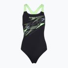 Dámské jednodílné plavky Speedo Medley Logo Medalist anthracite/clover