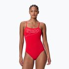 Dámské jednodílné plavky Speedo Endurance+ Logo Thin Strap high risk red