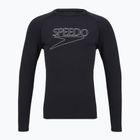 Pánský longsleeve na plavání Speedo Endurance+ Logo Rash Guard anthracite